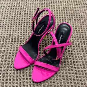 Nine West Fuchsia Strappy Heels